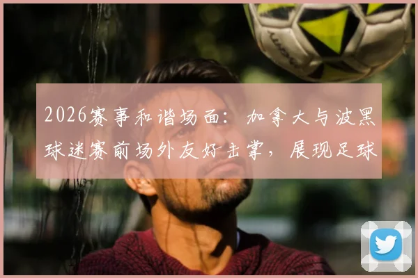 2026赛事和谐场面:加拿大与波黑球迷赛前场外友好击掌,展现足球文化正能量